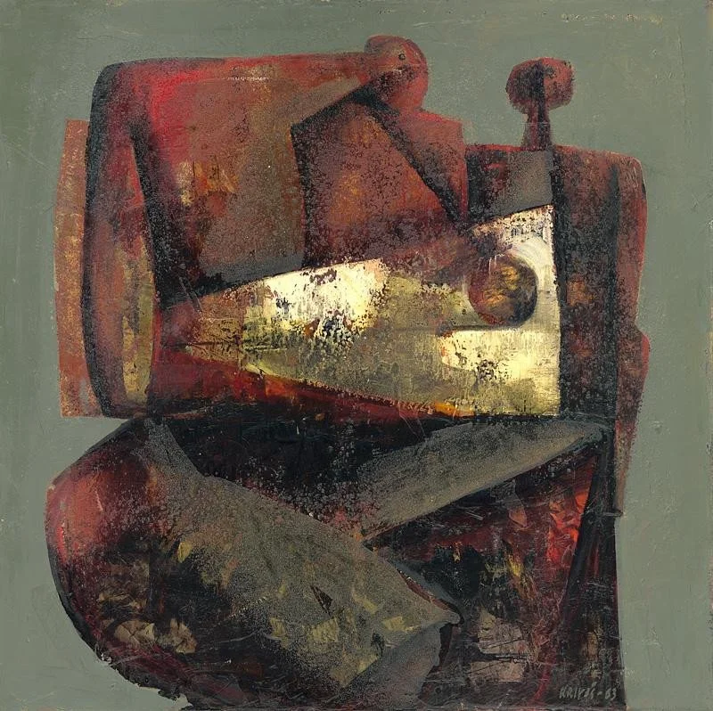 Rudolf Krivoš – Nursing, 1963, Slovenská národná galéria (zdroj: Web umenia)