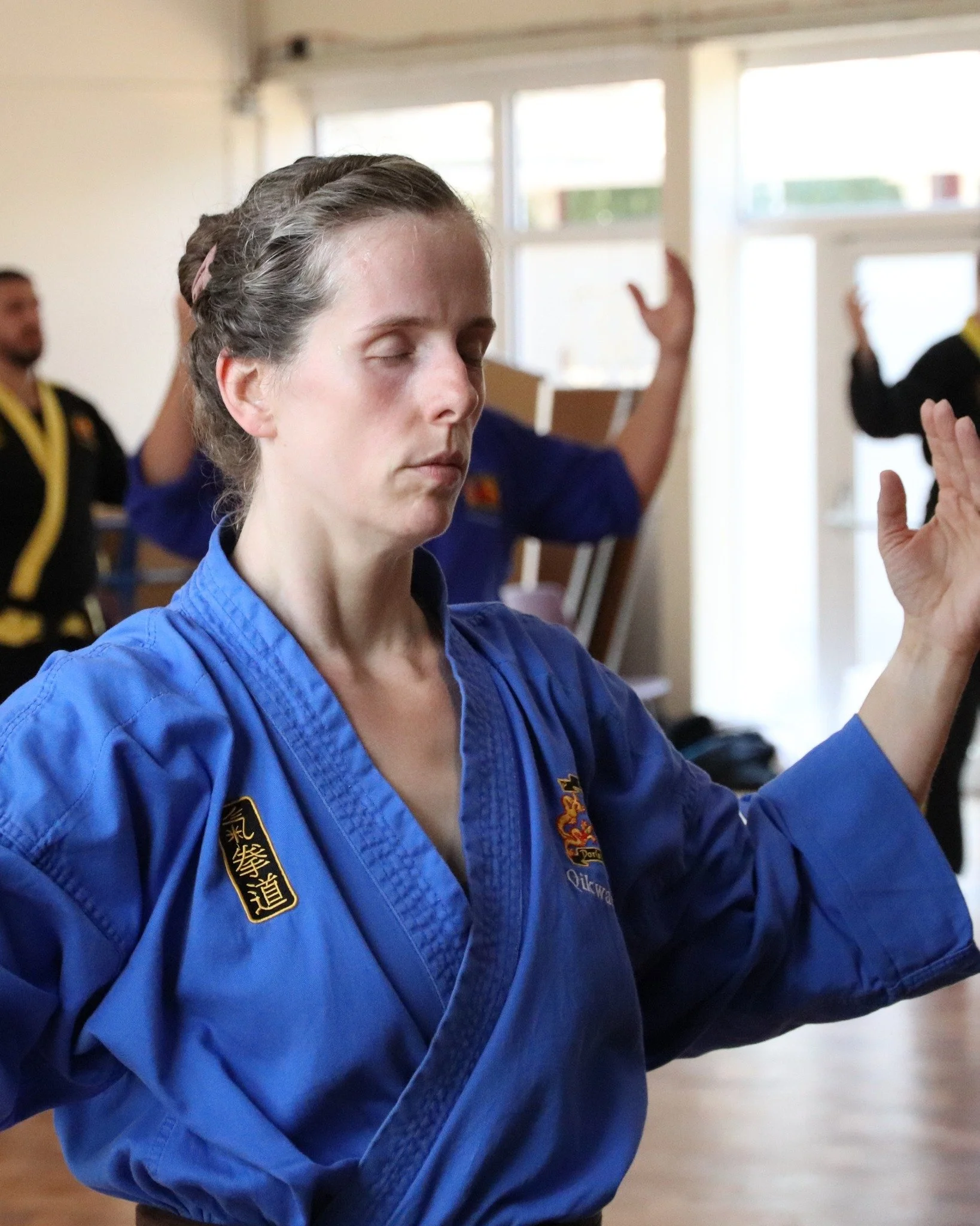 🥋👊 Qigong between sections at this year's Black Belt and Dan Grading, to ready themselves for the rest of the challenging grading. Plus a few bonus pictures from Defence and Close Range drills!

Learn more or start your Qi Kwan Do journey at QKDUK.
