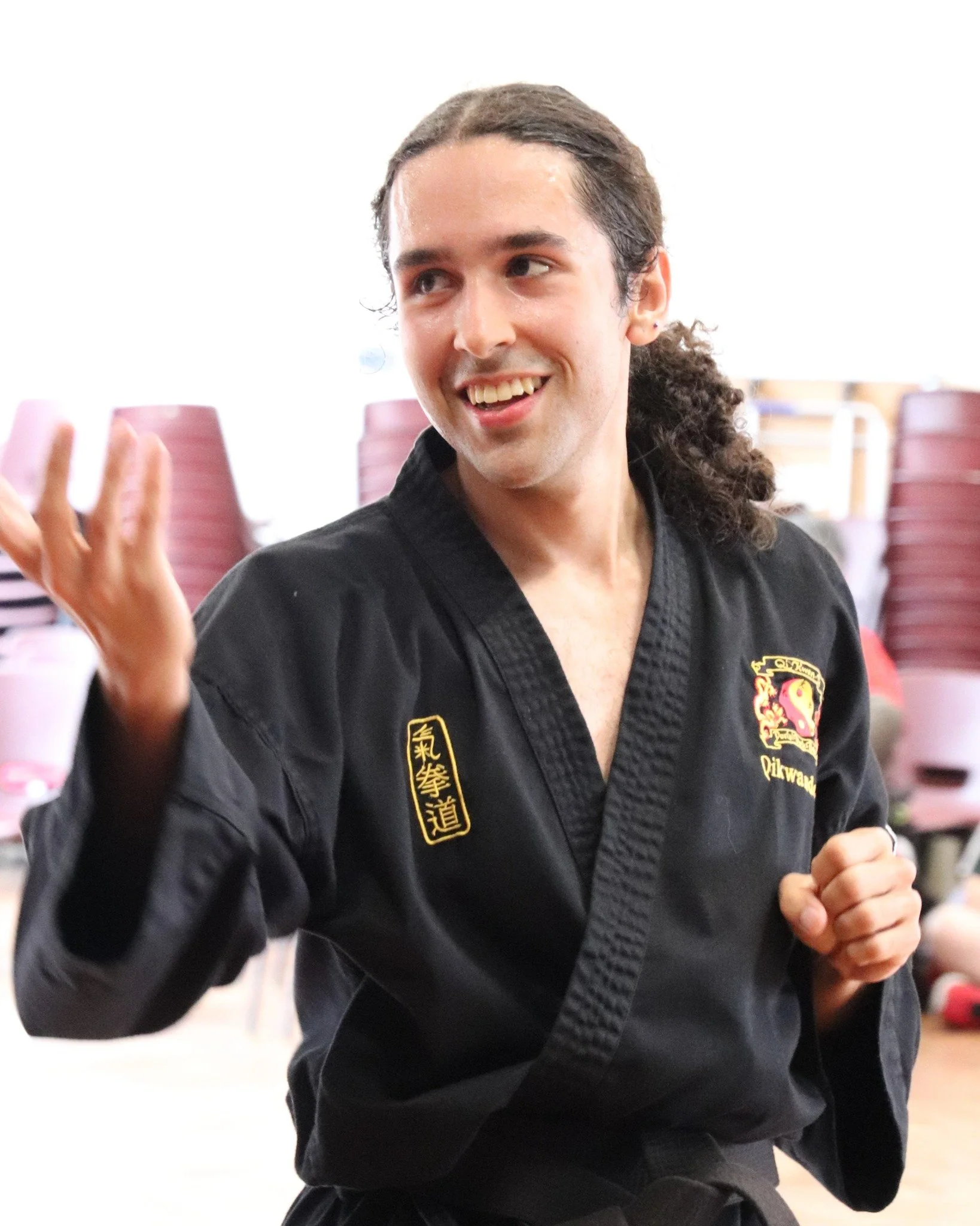 🥋👊 Some sneak pictures from the early part of this year's Black Belt and Dan Grading, before the Black Belt students arrived, with the Dan students starting their long grading with high-level combinations, setting a great standard for the day ahead