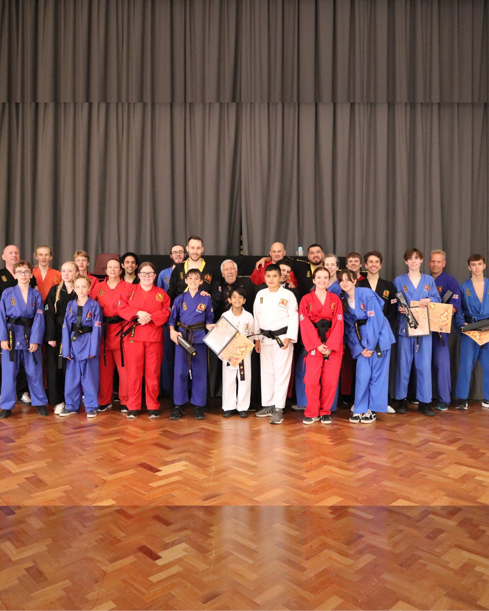 🥋👊 Final pictures from this year's Black Belt and Dan Grading, with students, classes and families celebrating their achievements with their instructors and Grandmaster Parisi! Thank you to everyone who worked so hard to make the event such a succe