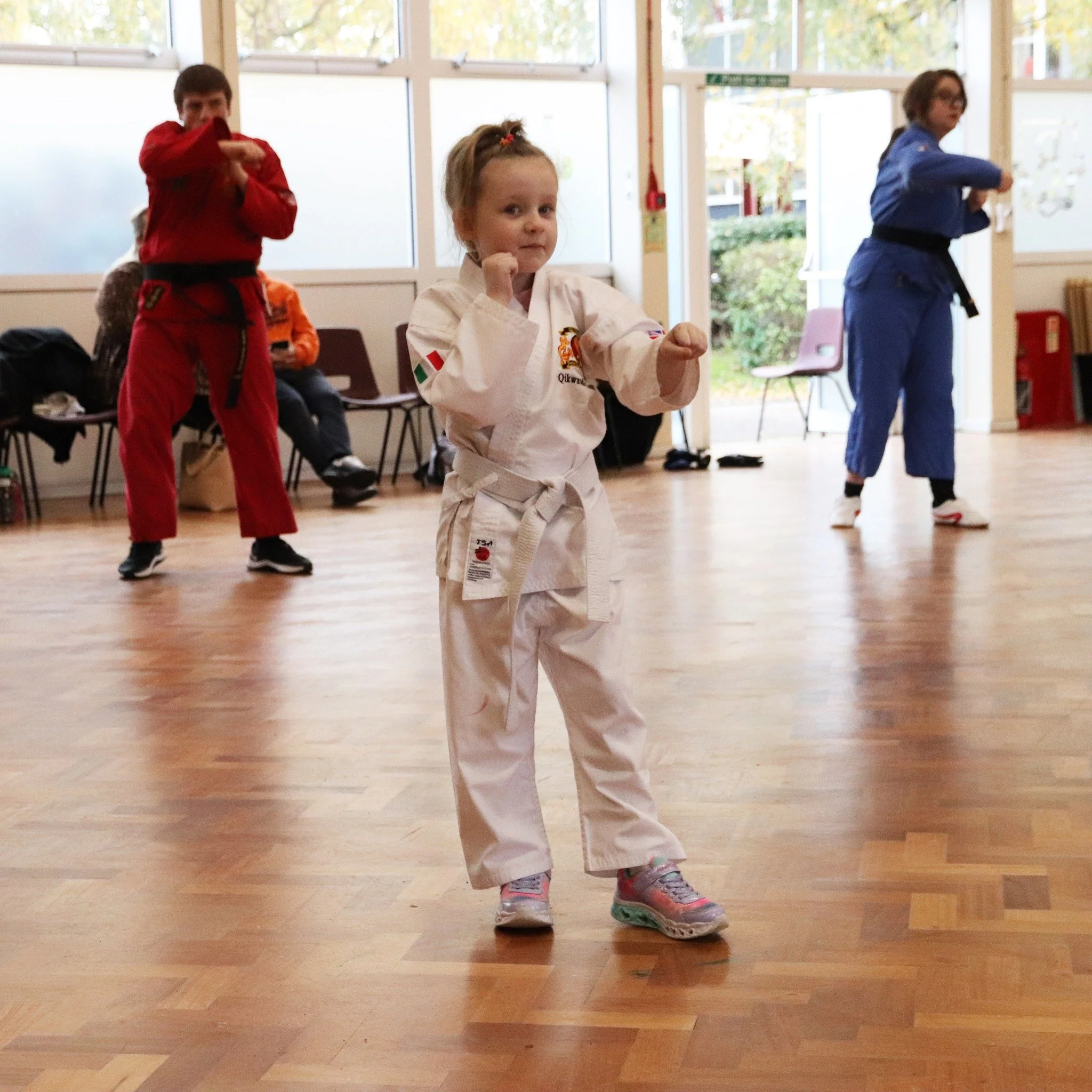 🥋👊 Students at the grading showed off their techniques incredibly well, both individually and as part of their combinations -- Patterns to display them slowly with control, and Speed Drills to push how fast they can execute them! ⭐

Learn more or s