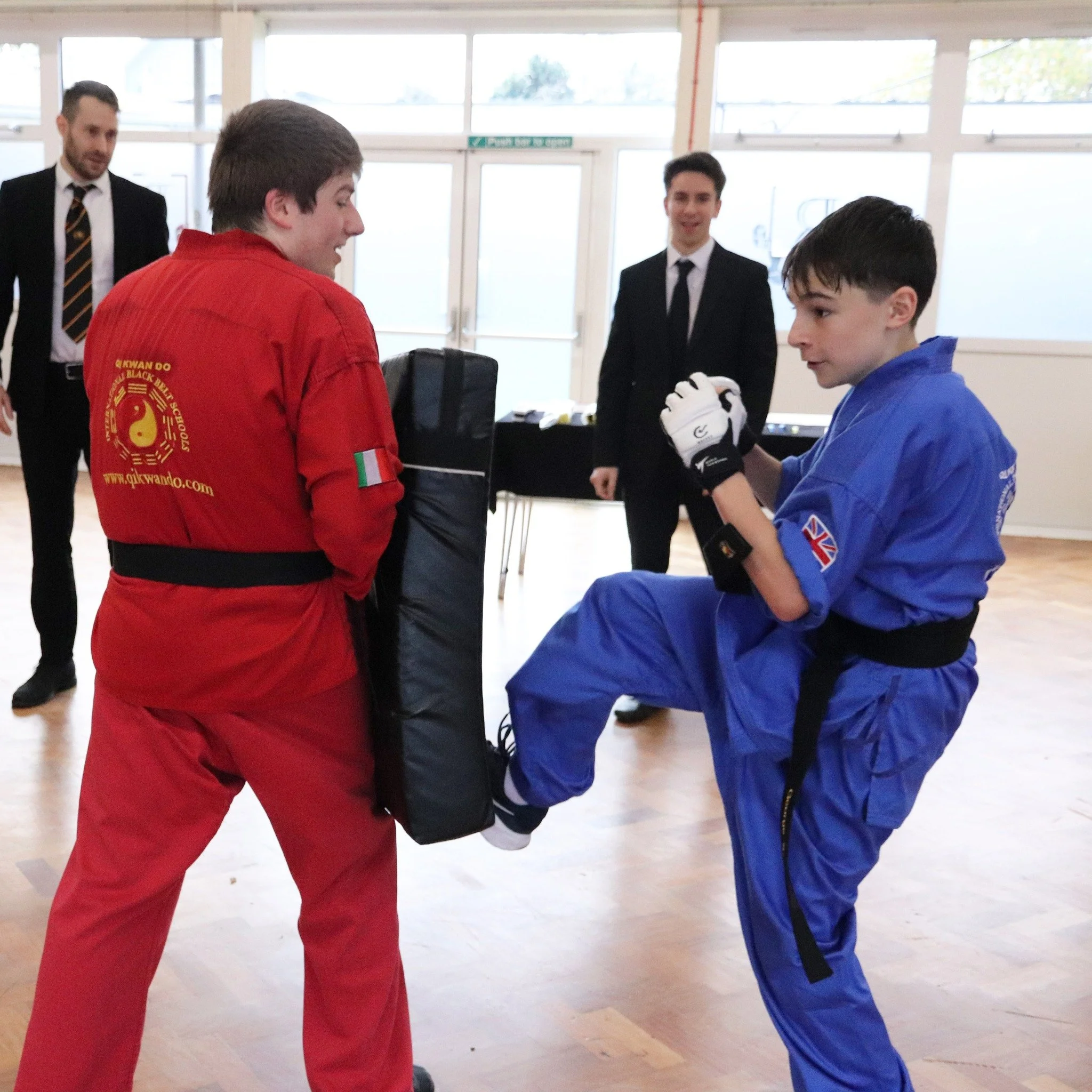 🥋👊 Great work by students at their grading at Ridgeway Academy, showing how well they can perform their set of grade techniques with power on bags, and encouraging each other to perform their best! 💪

Learn more or start your Qi Kwan Do journey at