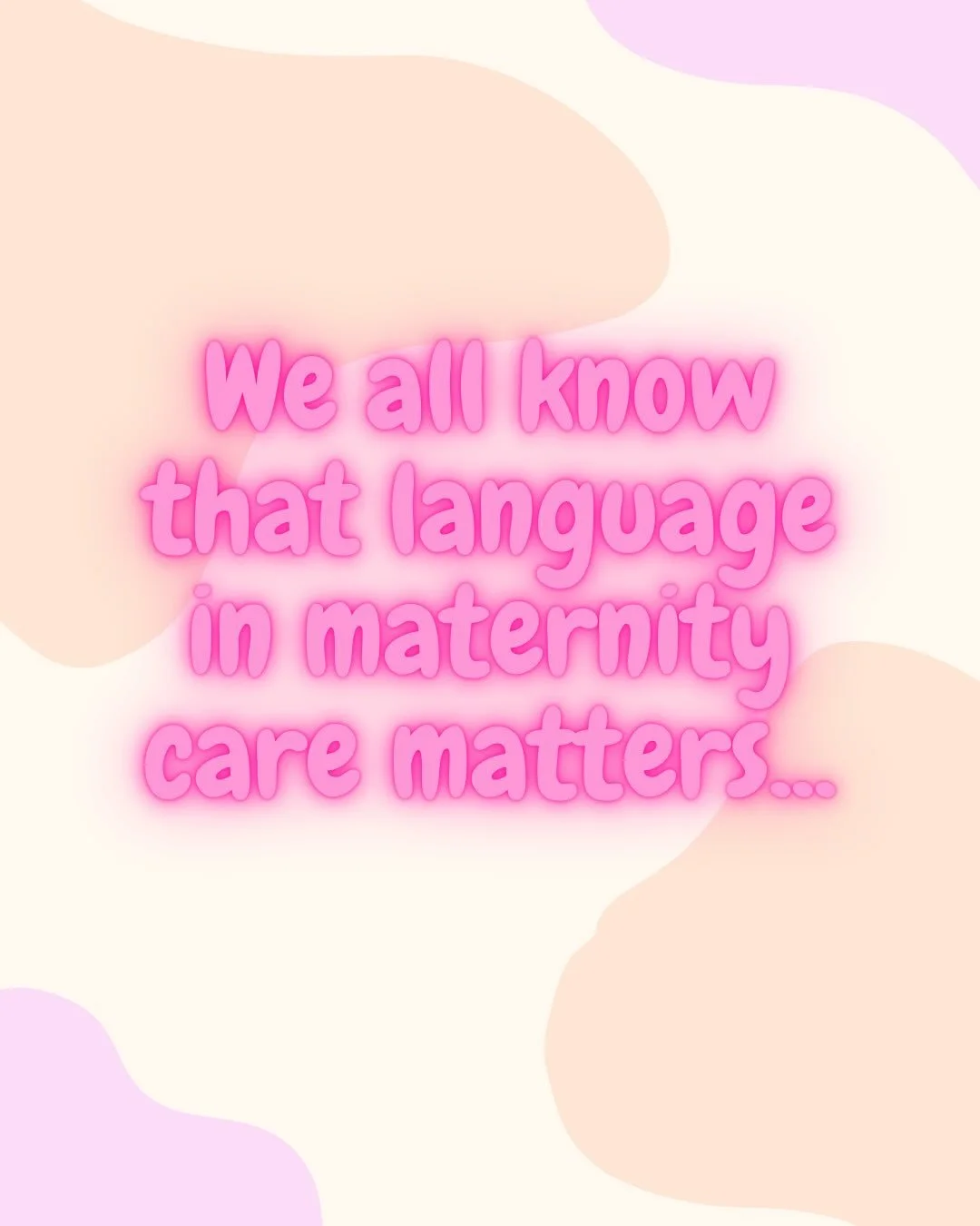 📣 Language is so key to how we make people feel. We all know this.

And in maternity care, language doesn&rsquo;t just describe care, it shapes experiences of autonomy, safety, confidence, and trust, and these feelings last long into motherhood, and