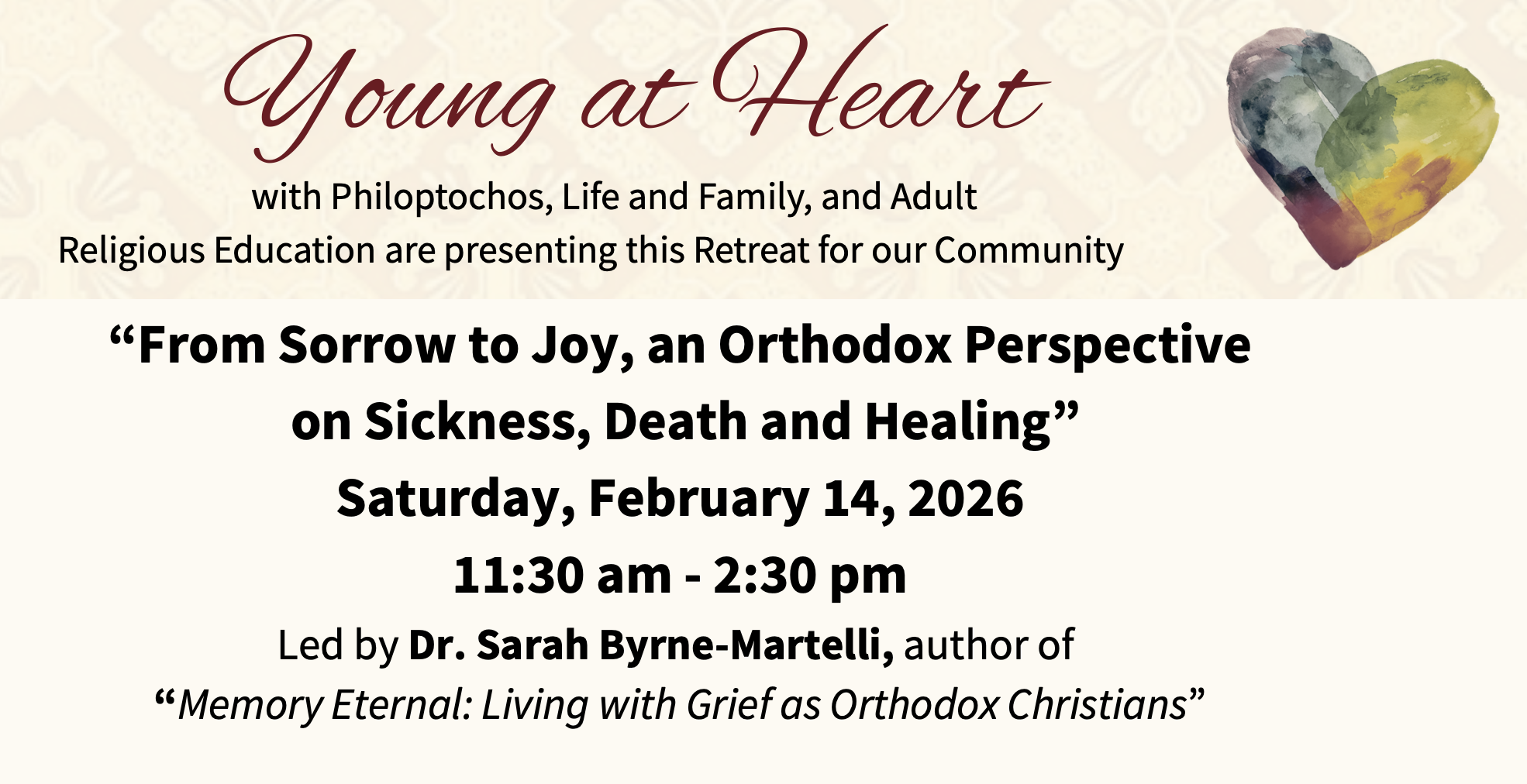 From Sorrow to Joy, an Orthodox Perspective on Sickness, Death and Healing