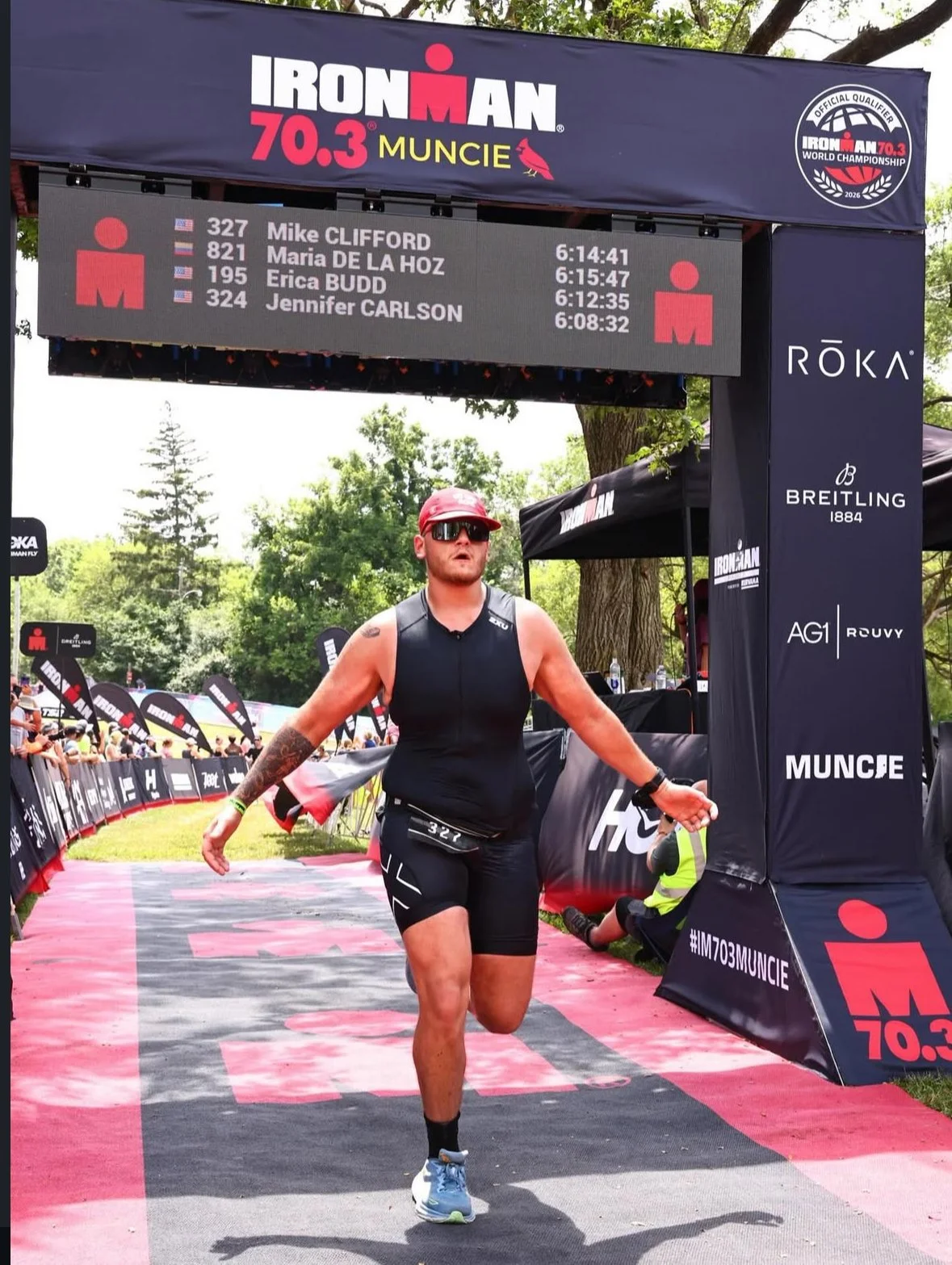 First time IRONMAN 70.3 athlete successfully completed their race after working with Coach Justin Roeder for the past 6 months.