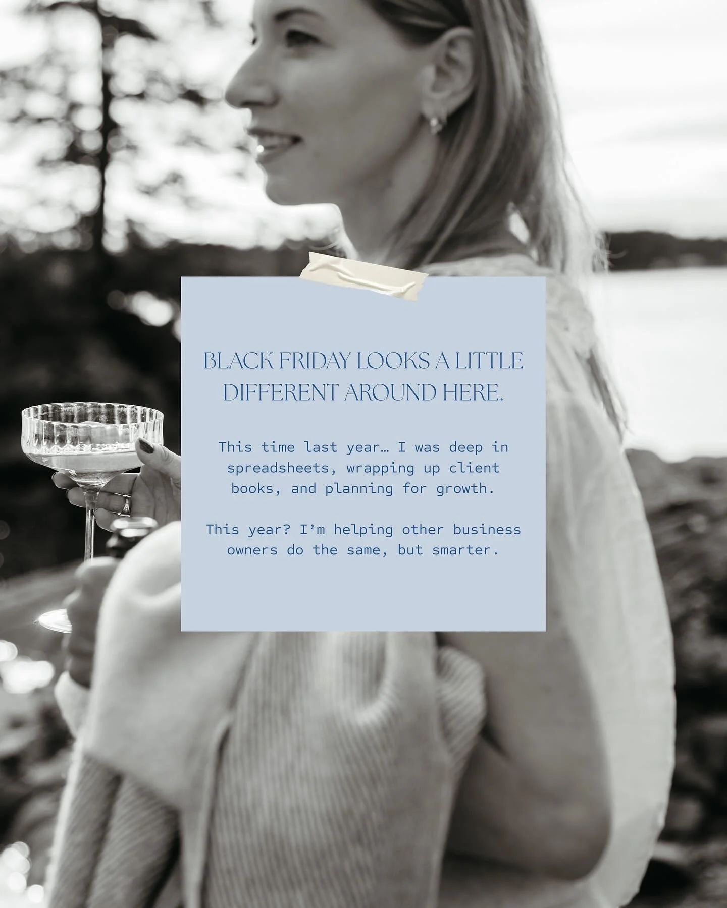 Black Friday looks a little different around here. 🖤

No flashy sales. No gimmicks. Just real strategy for business owners who are ready to start 2026 on solid financial footing.

Because truthfully? The best investment you can make before year-end 