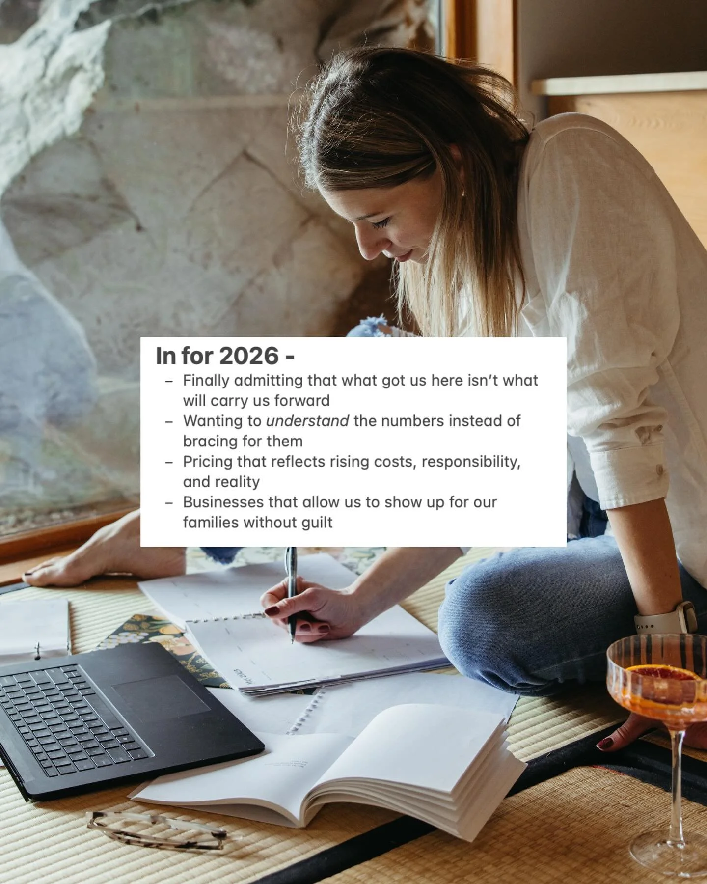 Every year feels like a reset.
But real change comes from being honest about what you&rsquo;re leaving behind.

For a long time, growth looked like pushing harder and hoping it would eventually feel easier.

But here&rsquo;s the truth most business o