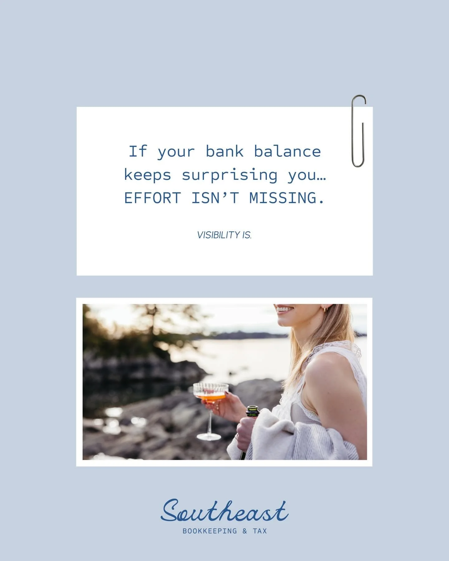 If your bank balance keeps surprising you&hellip; this is why. 👇🏼

Money comes in.
Sales look solid.
And yet somehow, the account balance never matches the effort.

It&rsquo;s not that you&rsquo;re bad with money.
And it&rsquo;s not that your busin