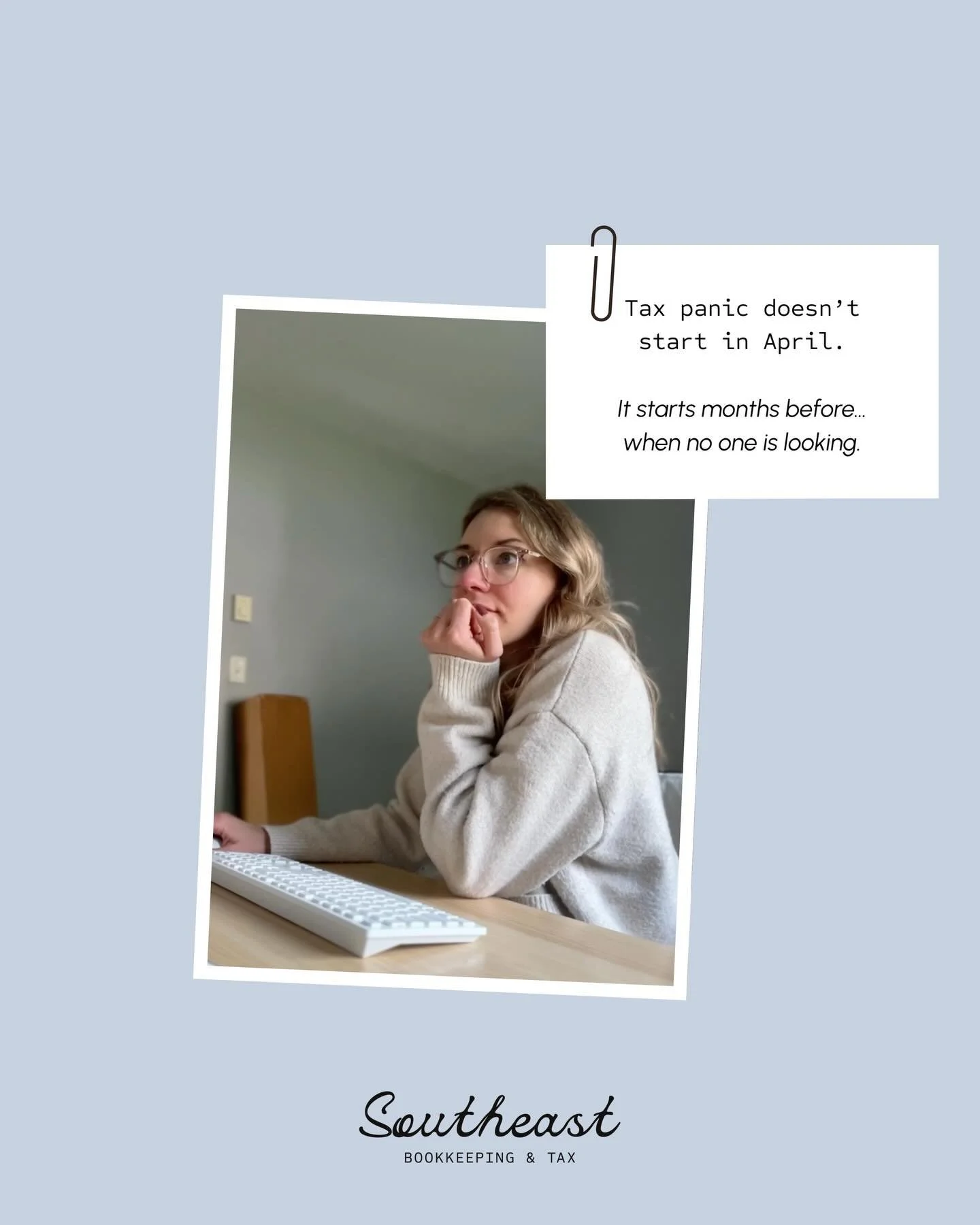 Tax panic doesn&rsquo;t start in April.

It starts in June.
In September.
In every month no one looked closely.

Panic is built quietly.

When books aren&rsquo;t reconciled monthly, so the numbers aren&rsquo;t actually current.
When no one runs proje