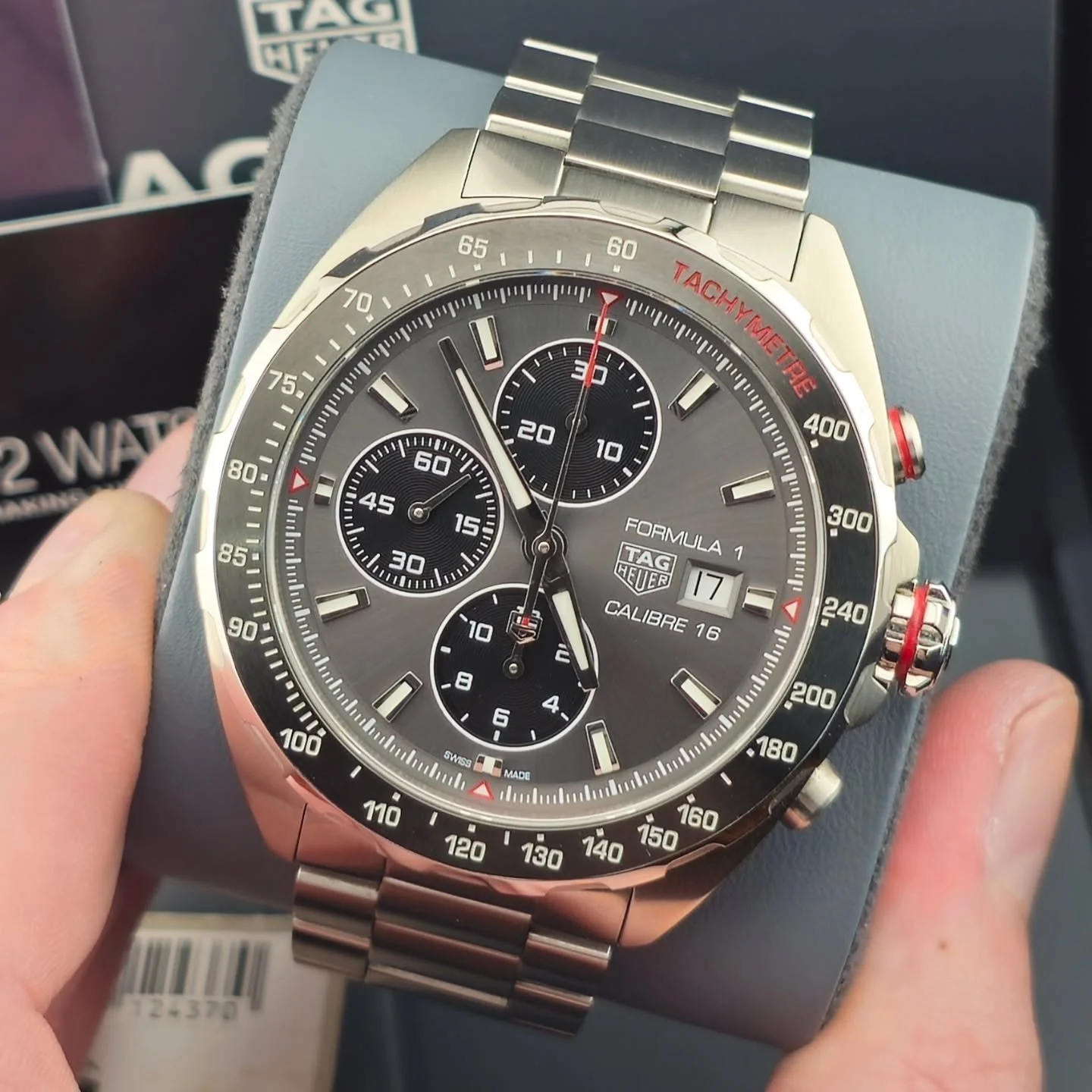 🔥🔥🔥 FOR SALE 🔥🔥🔥 

This 2022 TAG Heuer Formula 1 Calibre 16 Chronograph (44mm), reference CAZ2012.BA0876, is in excellent condition and comes as a full set. It&rsquo;s a striking and robust piece powered by TAG&rsquo;s automatic Calibre 16 move