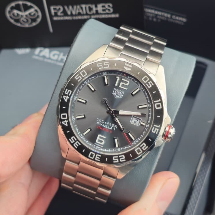 2019 TAG Heuer Formula 1 Calibre 5 with Ceramic Bezel and Steel Bracelet (WAZ2011.BA0842)