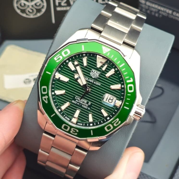 2021 TAG Heuer Aquaracer Calibre 5 Automatic 'Hulk' - (WAY201S.BA0927)