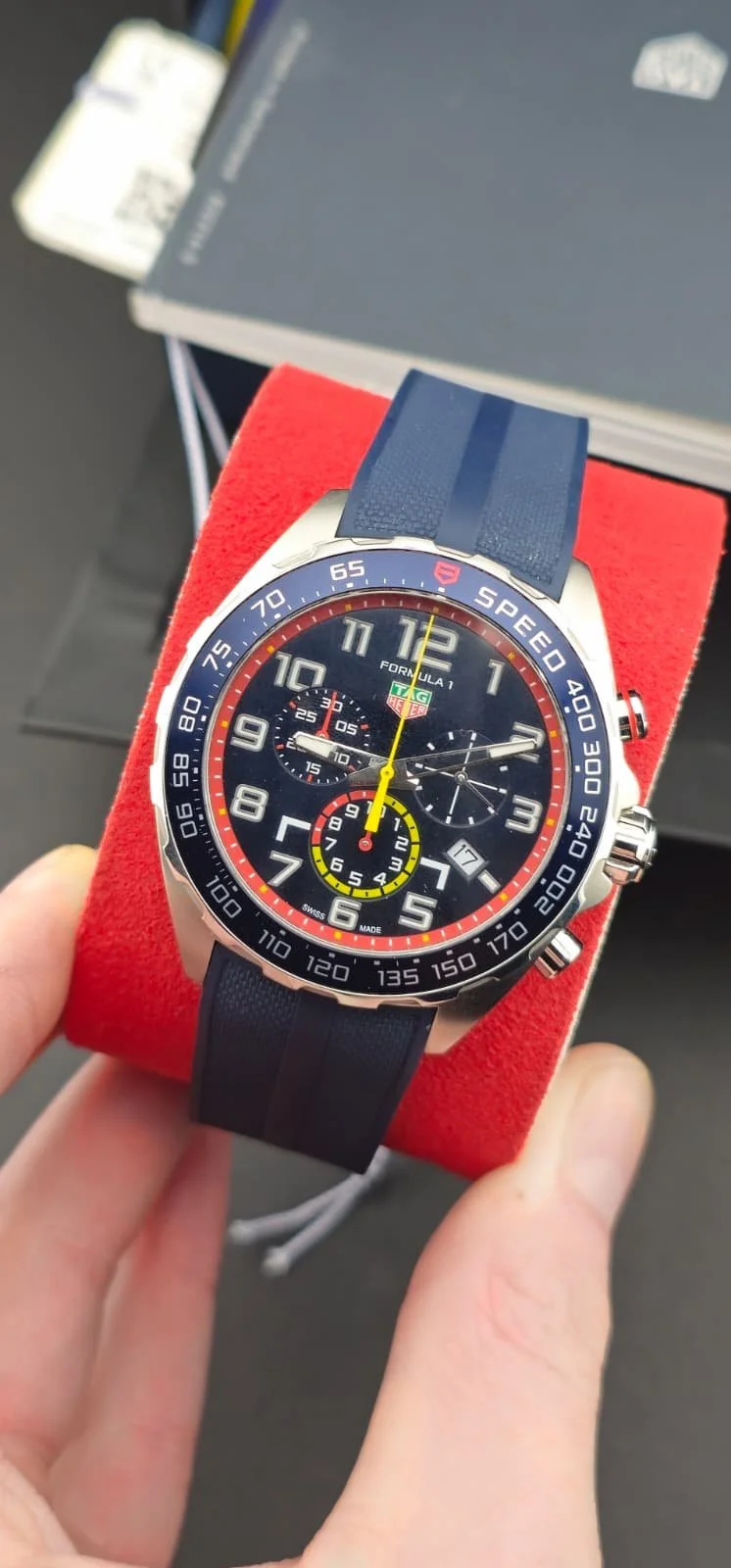 2023 TAG Heuer Formula 1 Redbull on Rubber Strap - Box and papers included
