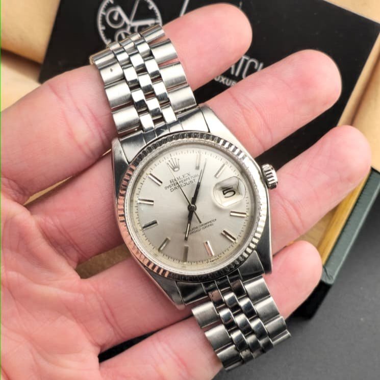 1977 Rolex Oyster Perpetual Datejust Vintage Mens Watch (1601)