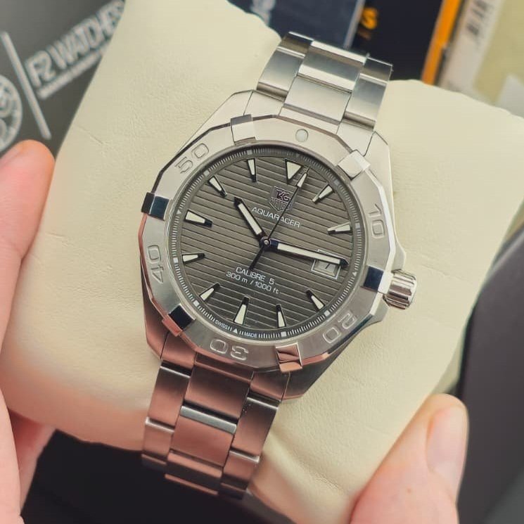 2018 TAG Heuer Aquaracer Calibre 5 Automatic with Grey Dial (WAY2113.BA0928)