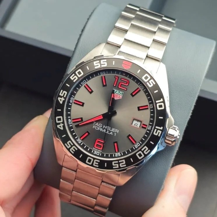 2020 TAG Heuer Formula 1 Date Grey Dial and Black Bezel (WAZ1018.BA0842)