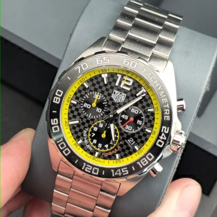 2022 TAG Heuer Formula 1 Chronograph Carbon Fibre-textured Dial (CAZ101AC.BA0842)