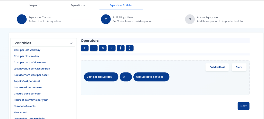 Beehive's Custom Formula Builder
