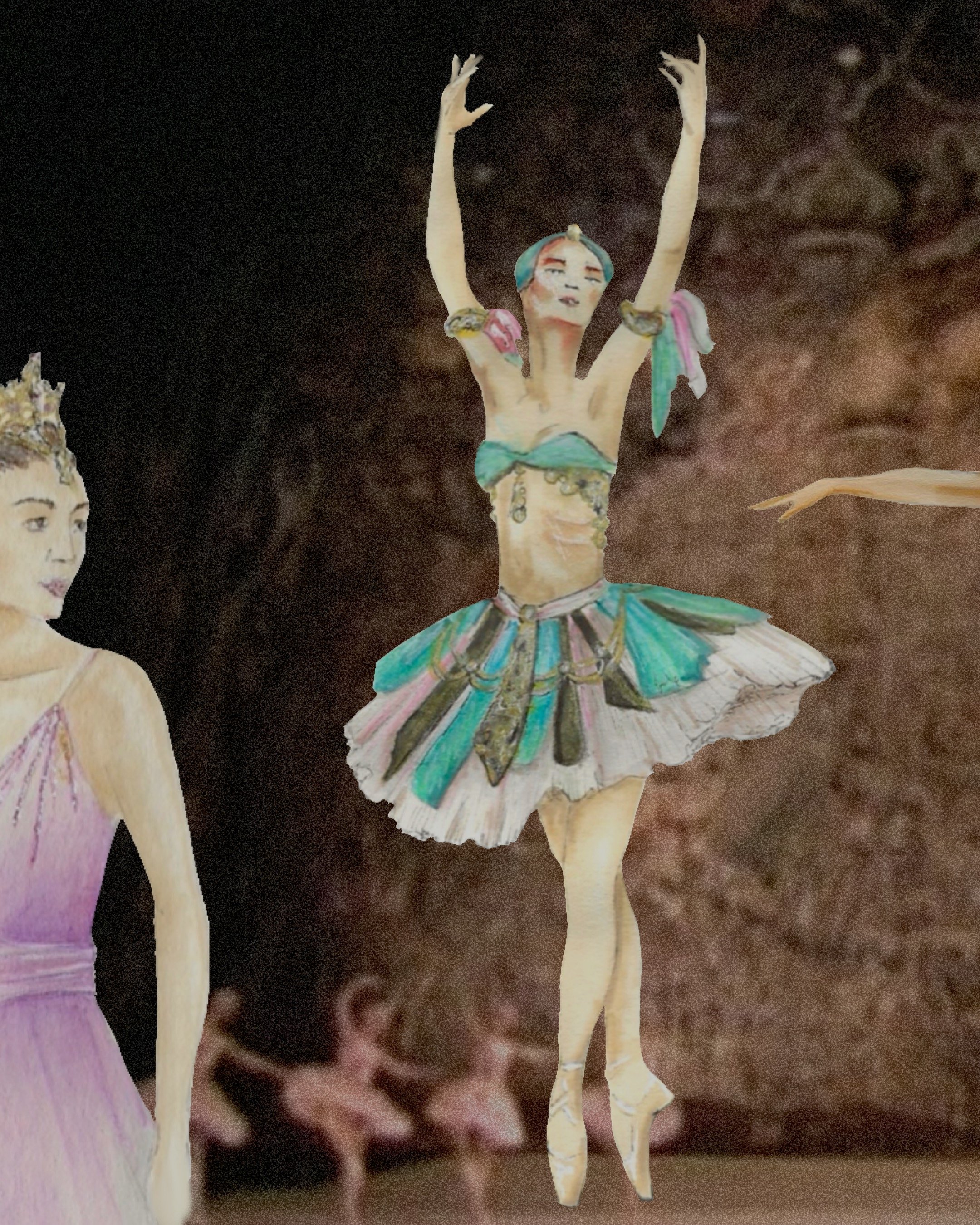 Medora and Odalisque. - Le Corsaire Costumes