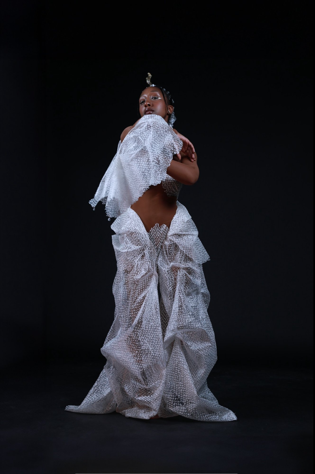 Cleopatra Costume Snake shed costume photoshoot