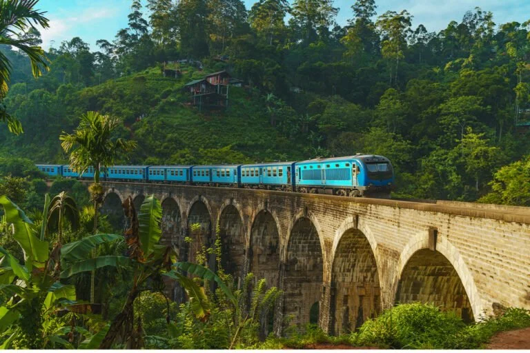 Bluetrain auf der Nine-Arch-Bridge
