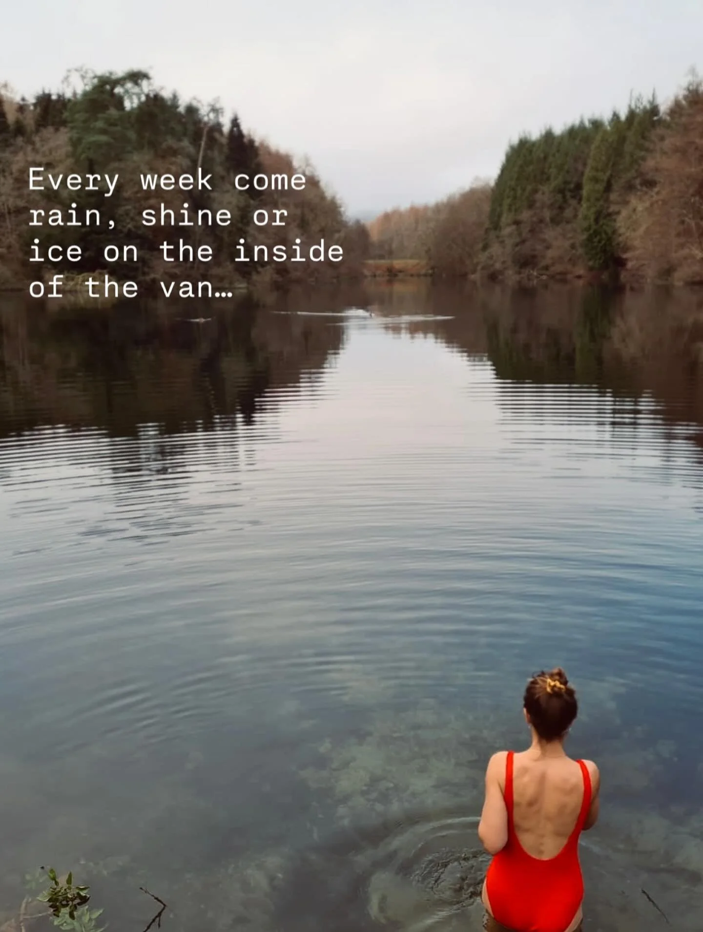 Every week come rain, shine or ice on the inside of the van, we swim.
Filaments was written from the moments I&rsquo;m under the water, and everything is that bit more connected. 

#wildswimming #music