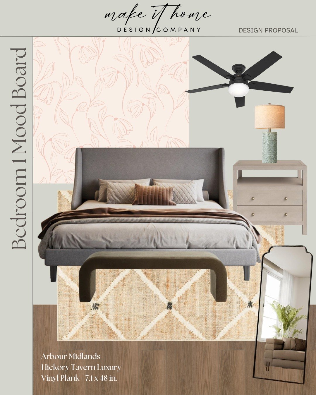 It&rsquo;s always fun to look back at the original design mood boards after a project has wrapped up ✨

Swipe through to see how the bedroom designs for our recent Massanutten short-term rental evolved from concept to finished space.

#MassanuttenSTR