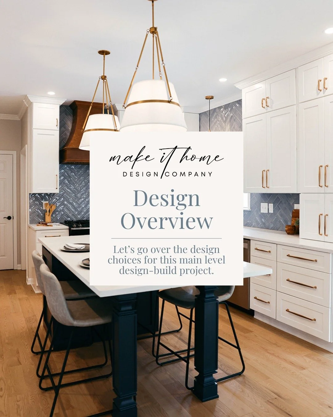 Let&rsquo;s dive into the design details of this main level renovation ✨

From the contrast in the kitchen to the layered finishes carried throughout, every choice was made to balance style and function. Custom cabinetry from @cabinets4youva, a state