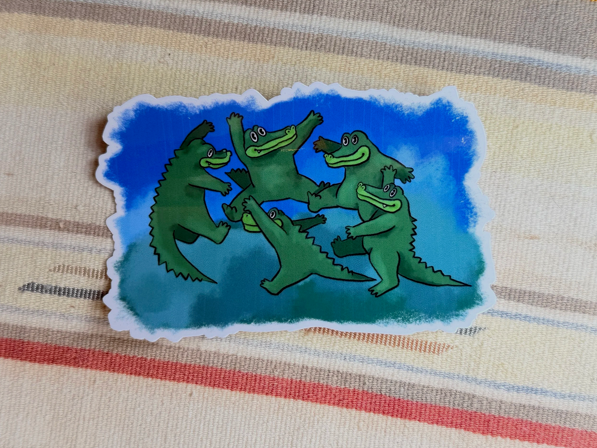 Gator Dance Sticker