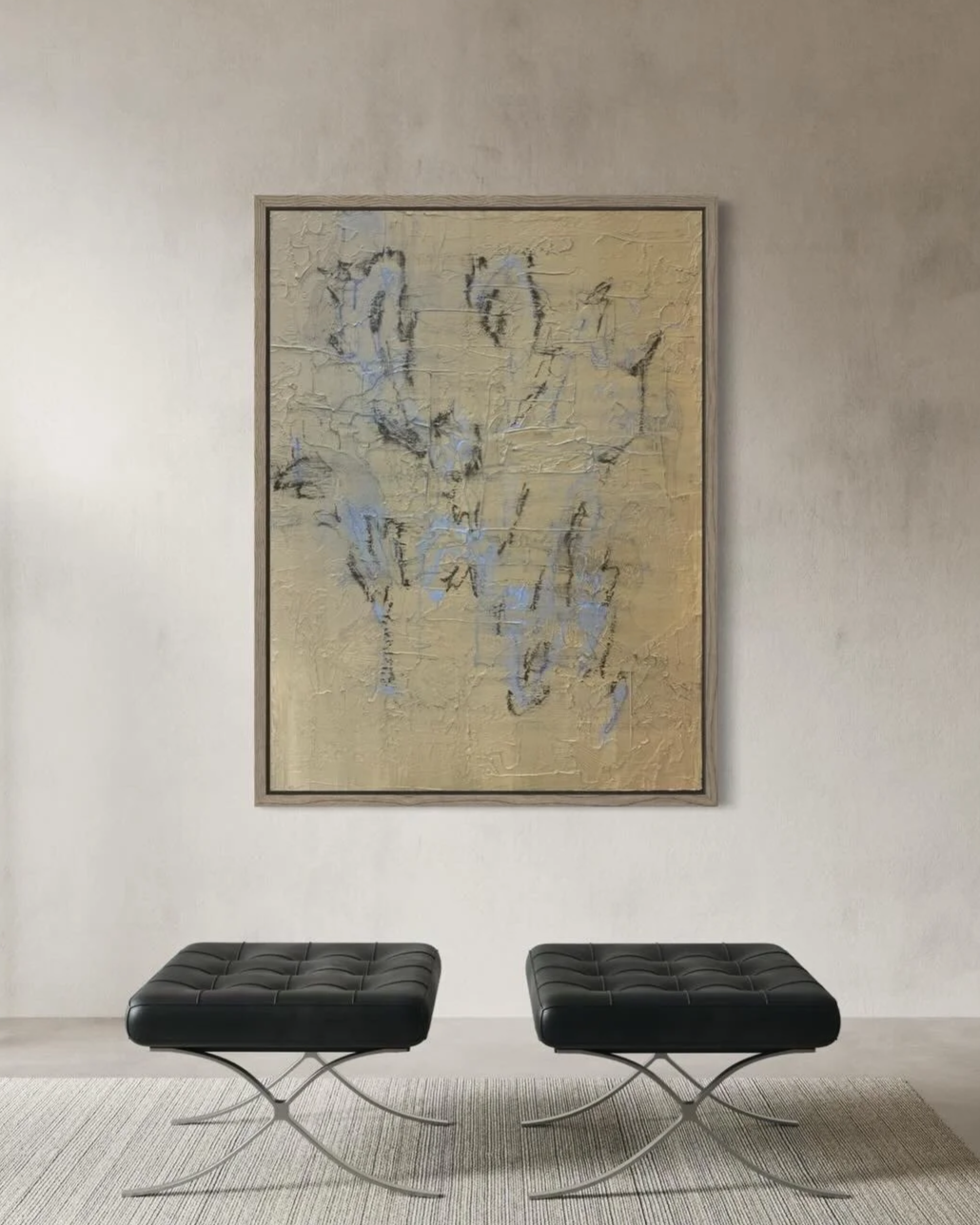 SOLD | "Blue Orchids" - 36"x24"