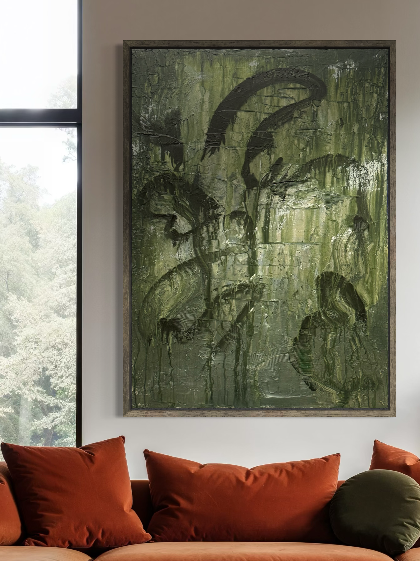 AVAILABLE | "Isola verde" - 36"x24"