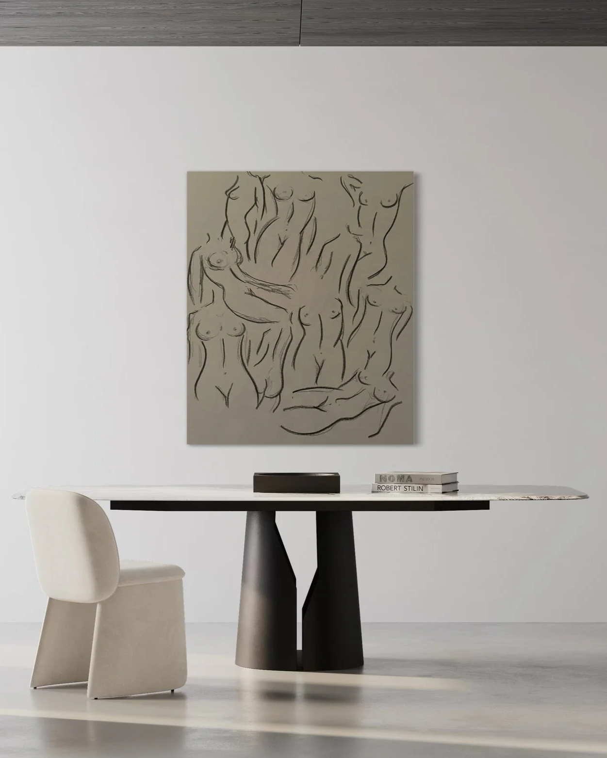 SOLD | "Sacred Outlines" - 40"x30"