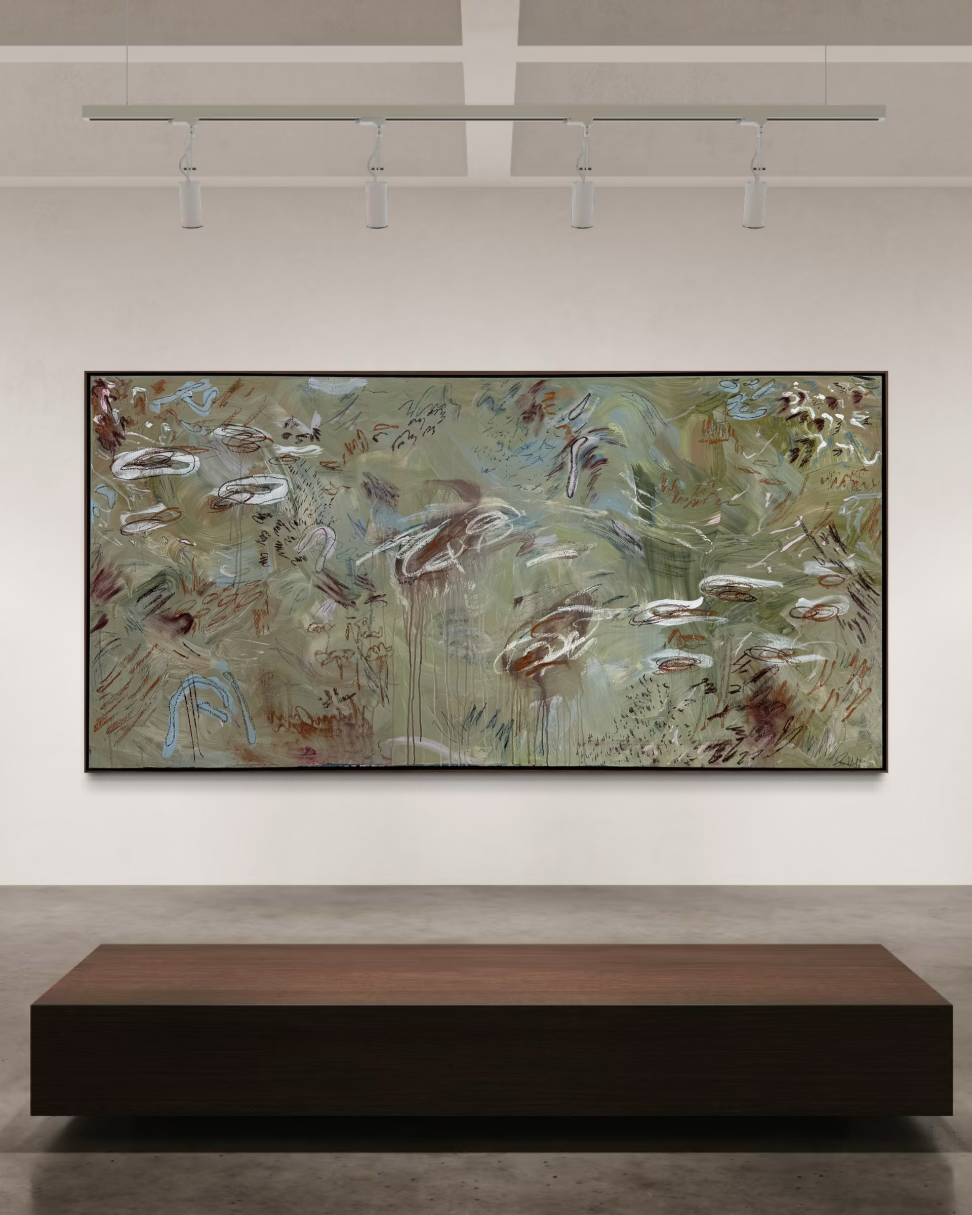 SOLD | "Night Garden" - 30"x70"