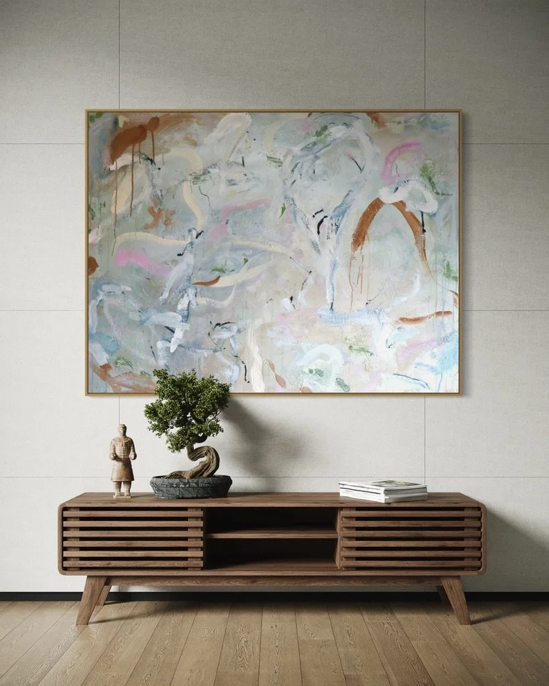 "Sounds of the Village" - 36"x48"