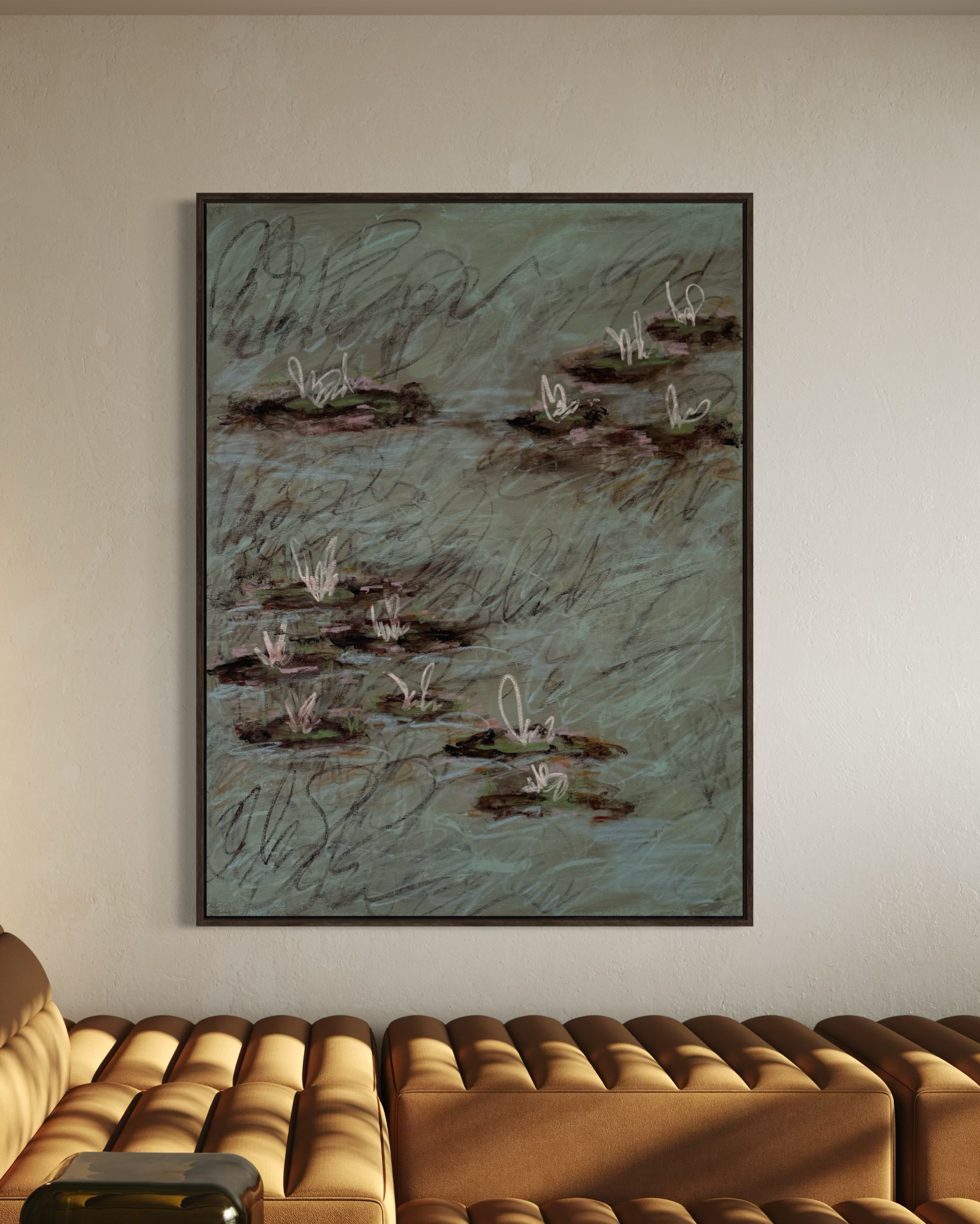 SOLD | "Lily Pond" - 36"x24"