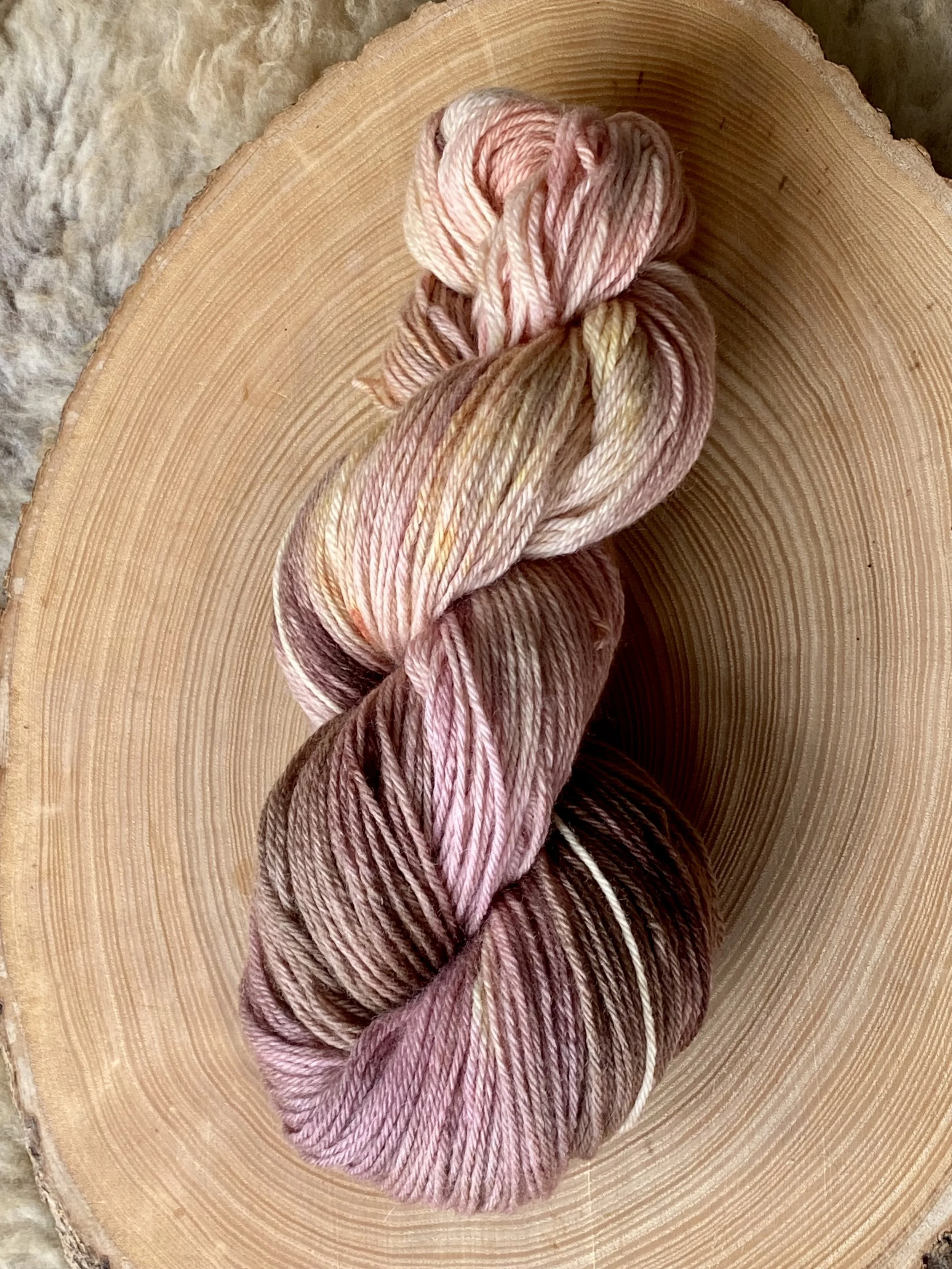 Antique Rosé Leineschaf Garn