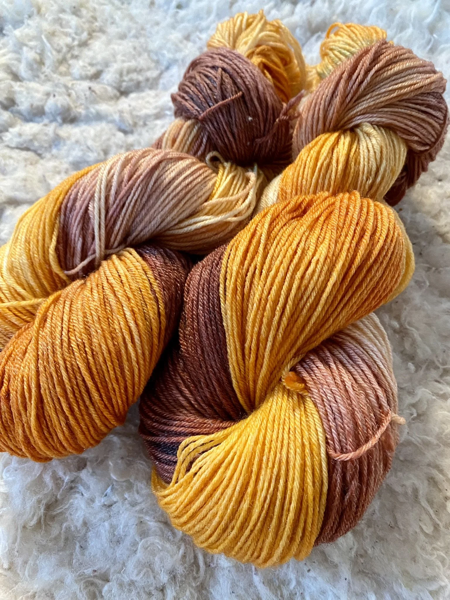 Honigkuchen Leineschaf Garn