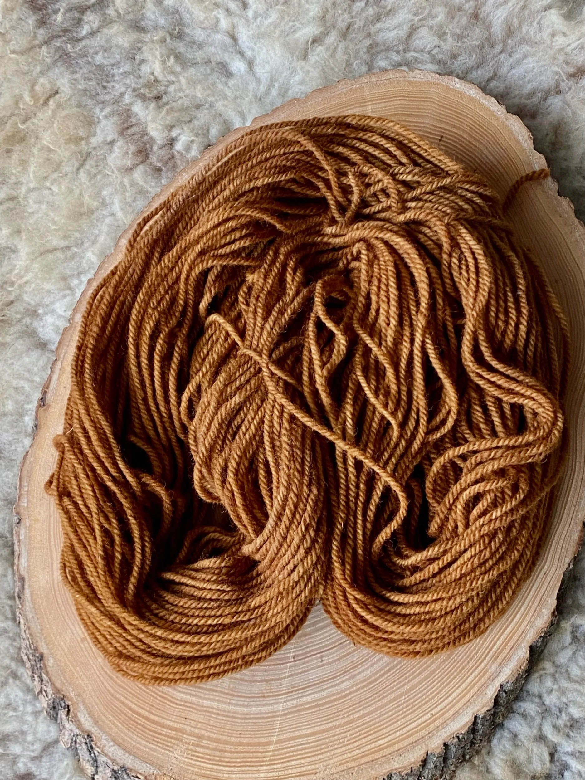 Messing Leineschaf Garn