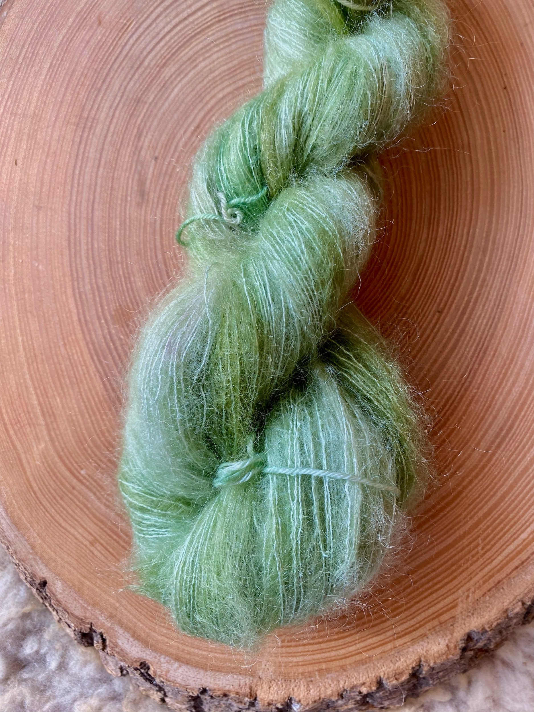 Avocado Mohair Seide Garn 50g