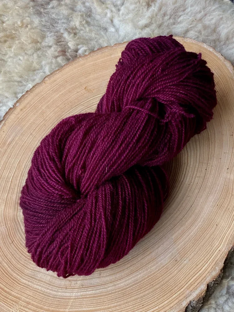 Beere Alpaka Sockengarn - recyceltes Nylon