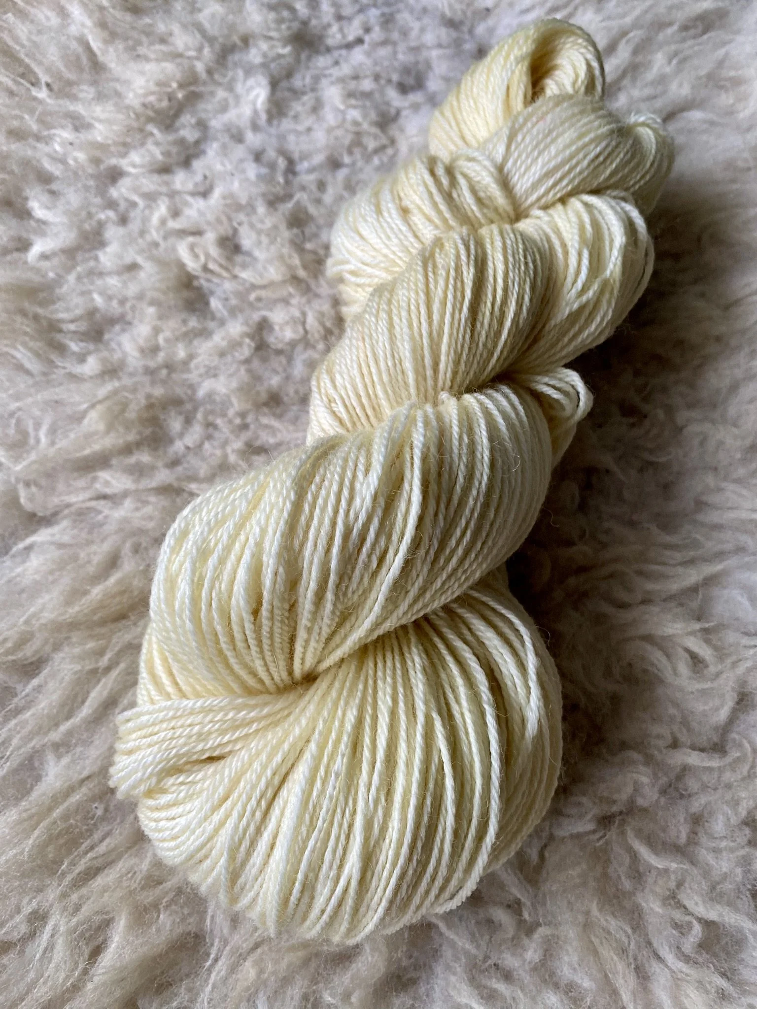 Elfenbein Mohair Seide Garn 50g