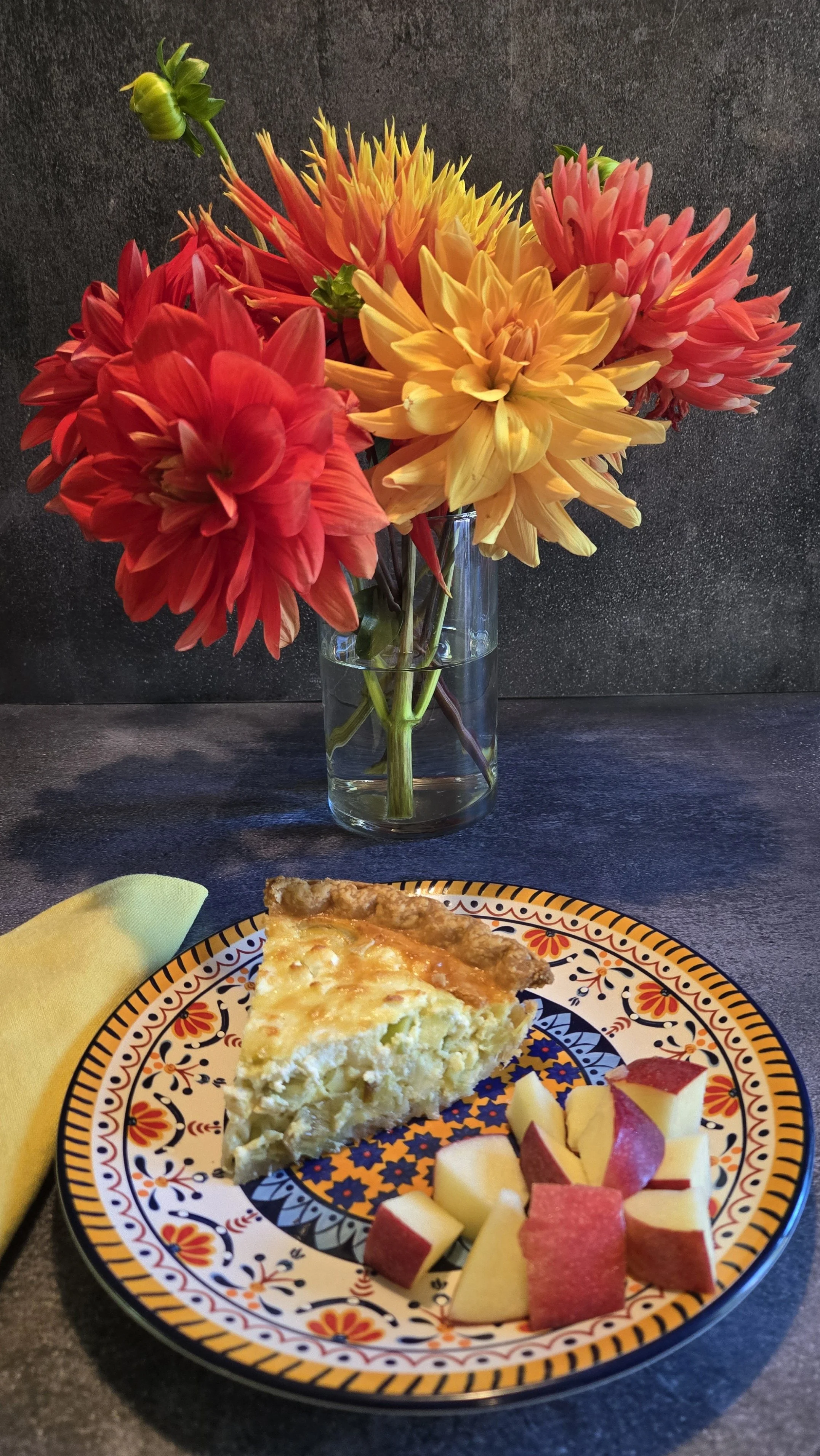 Leek & Goat Cheese Quiche