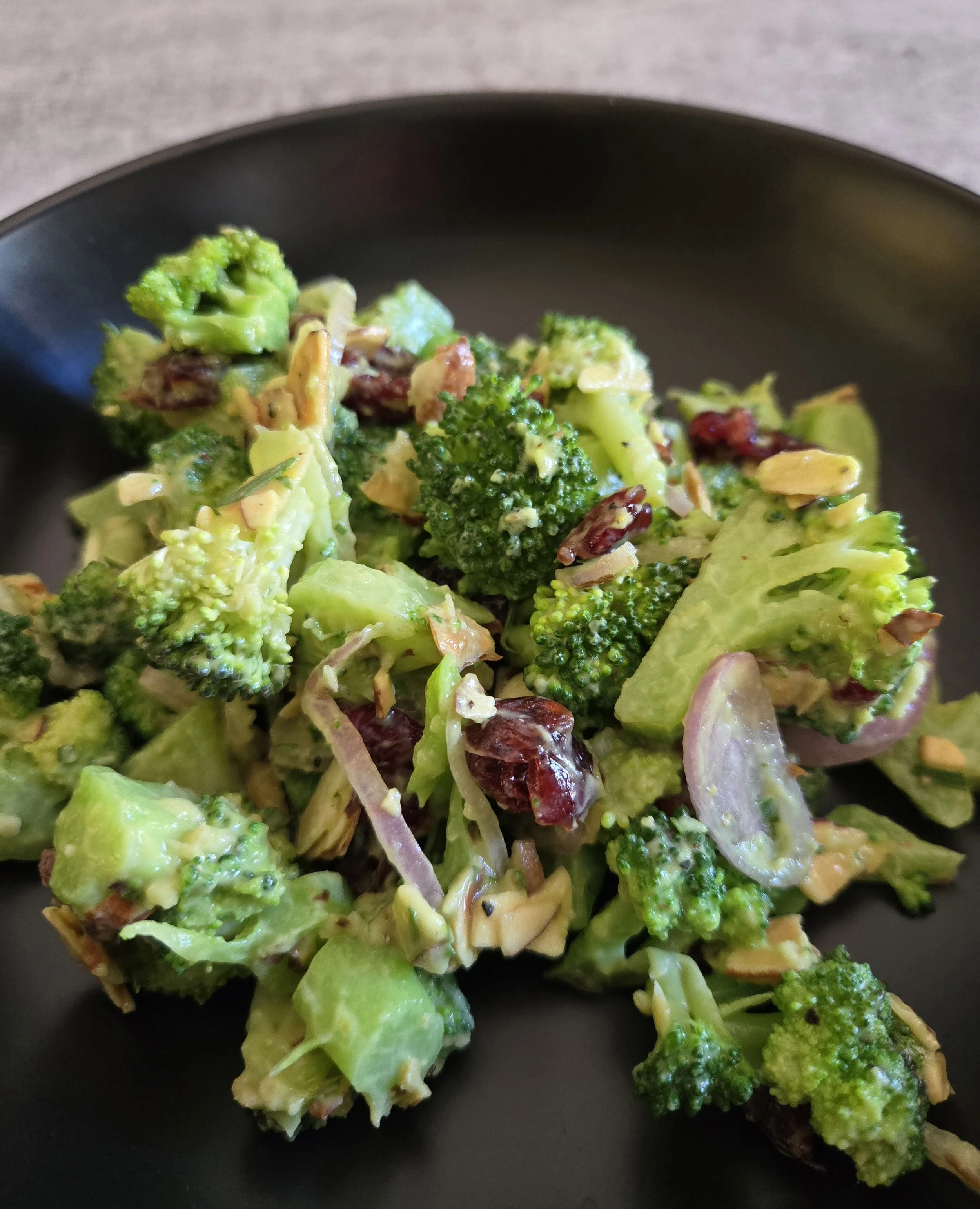 Broccoli Salad with Creamy Avocado Dressing