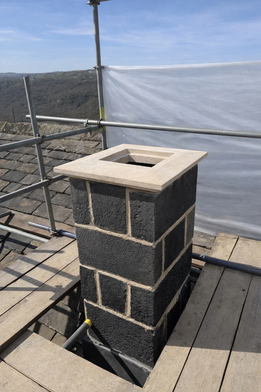 String Course-Plinth Installation 