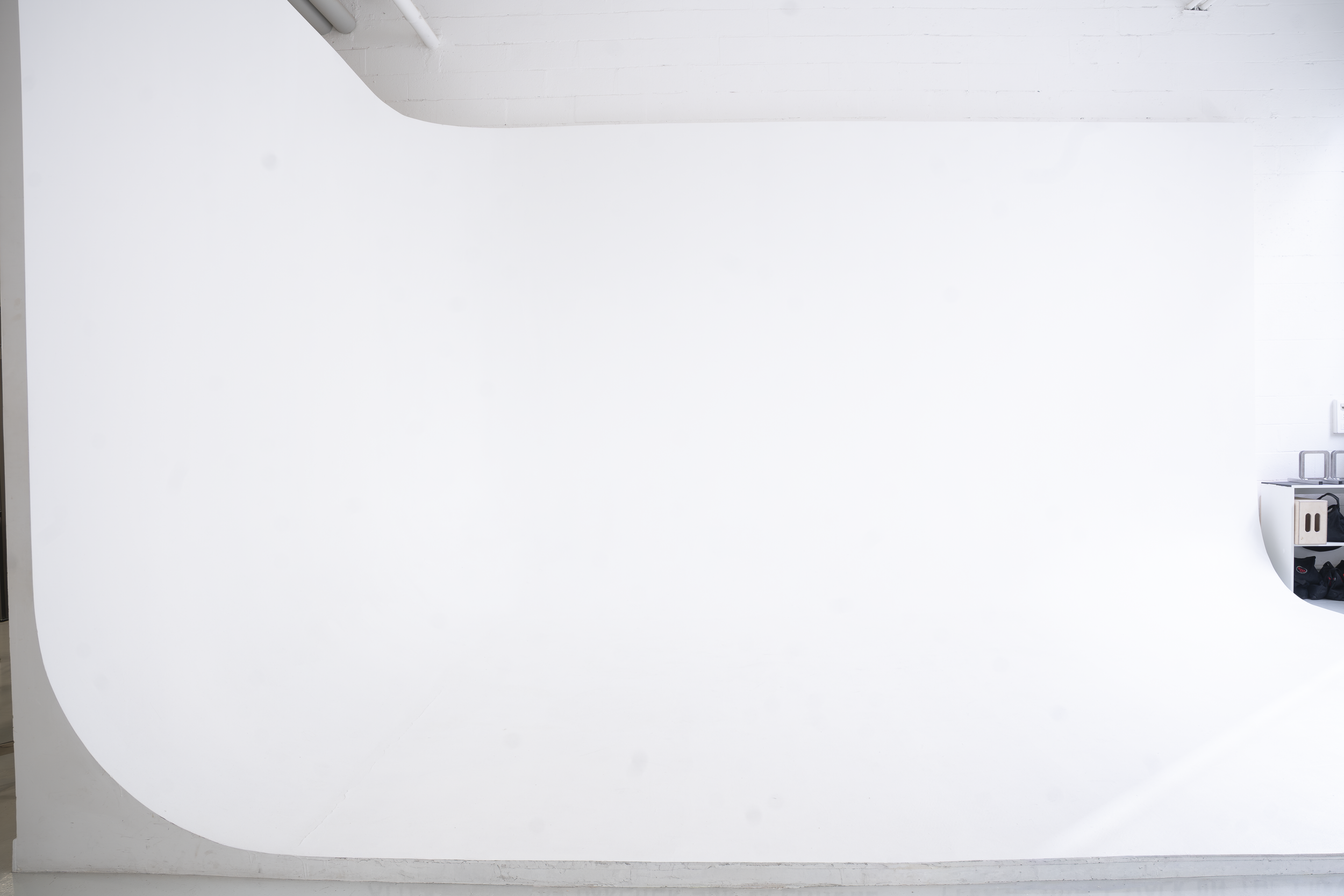 Cyclorama blanc de 25 m2