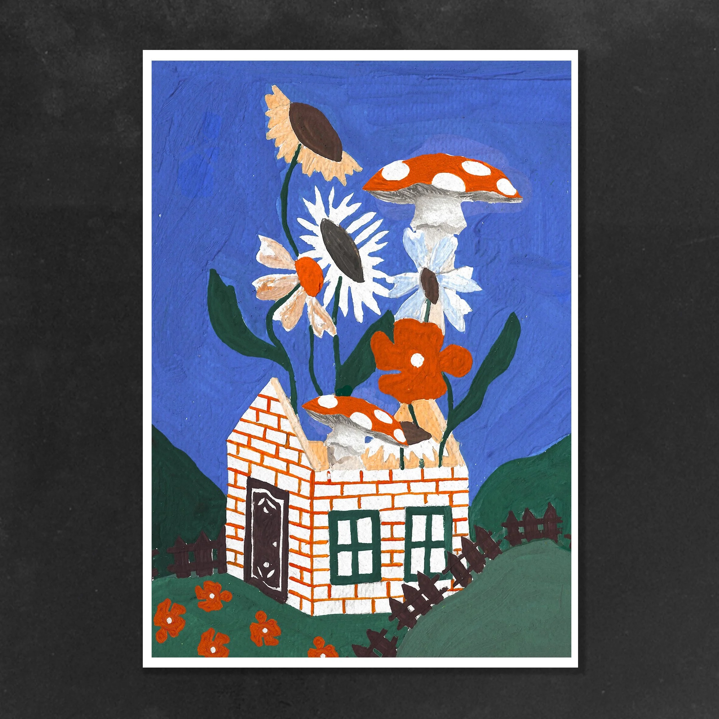 Print A5 maison à jardiner