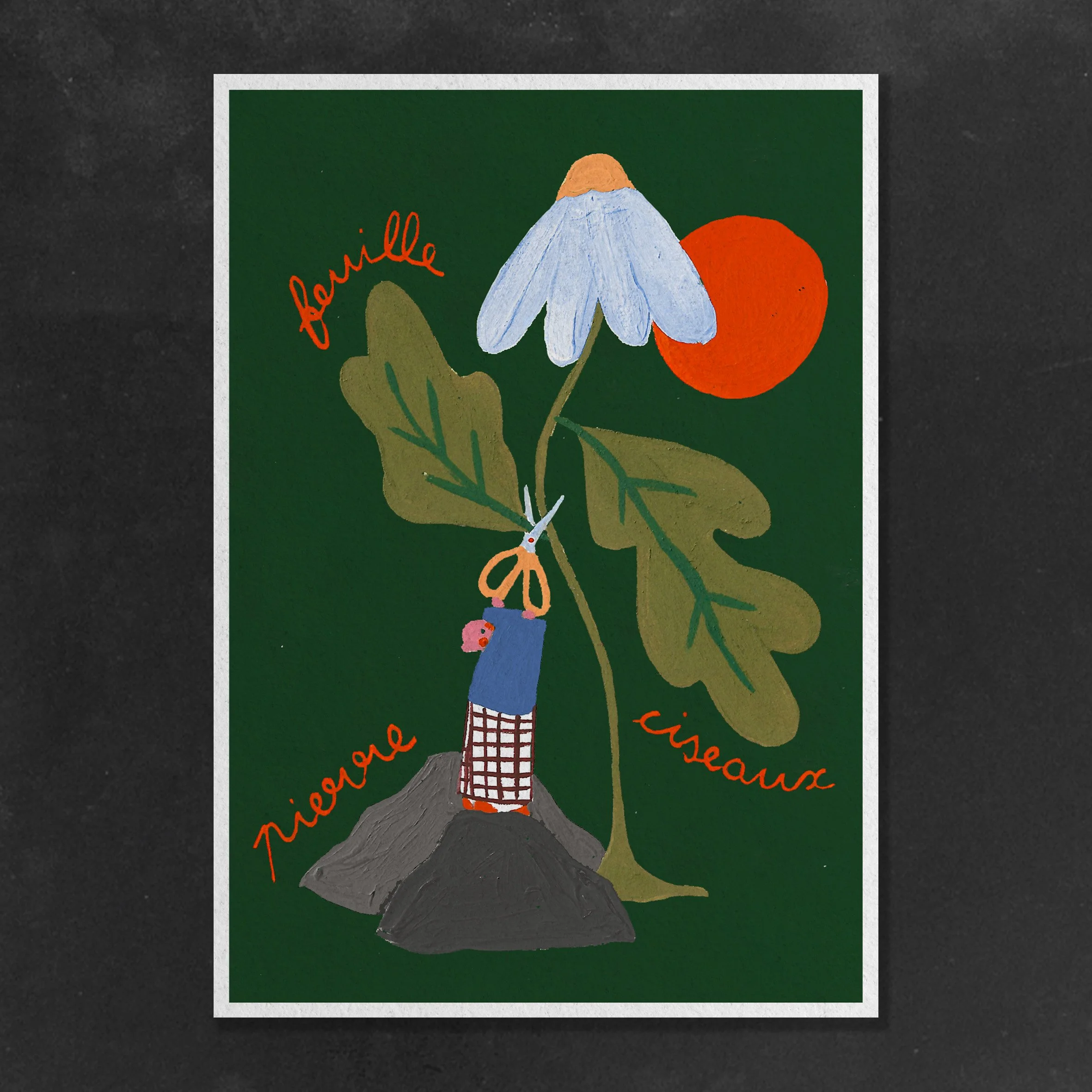 Print A5 pierre feuille ciseaux