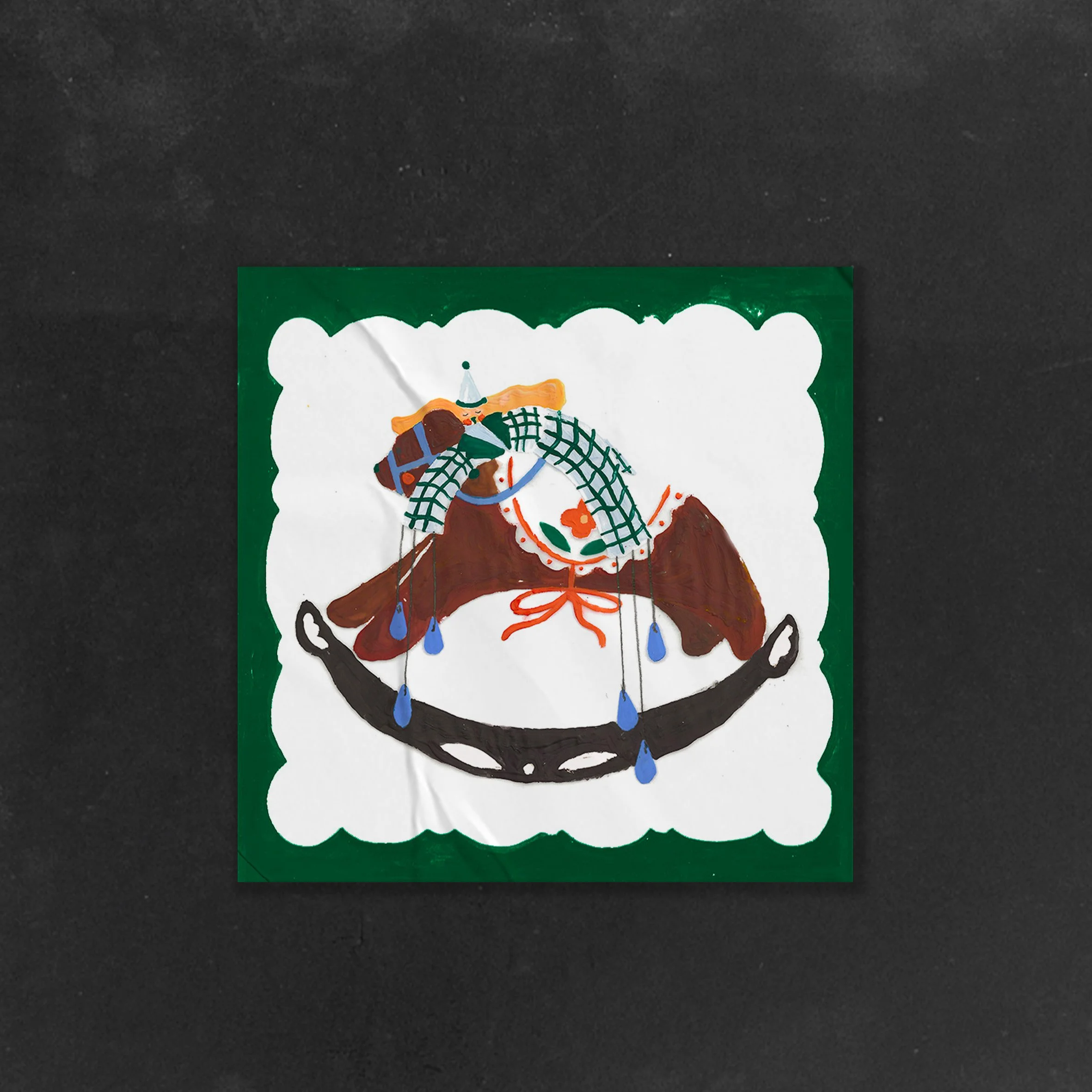 Sticker cheval à bascule