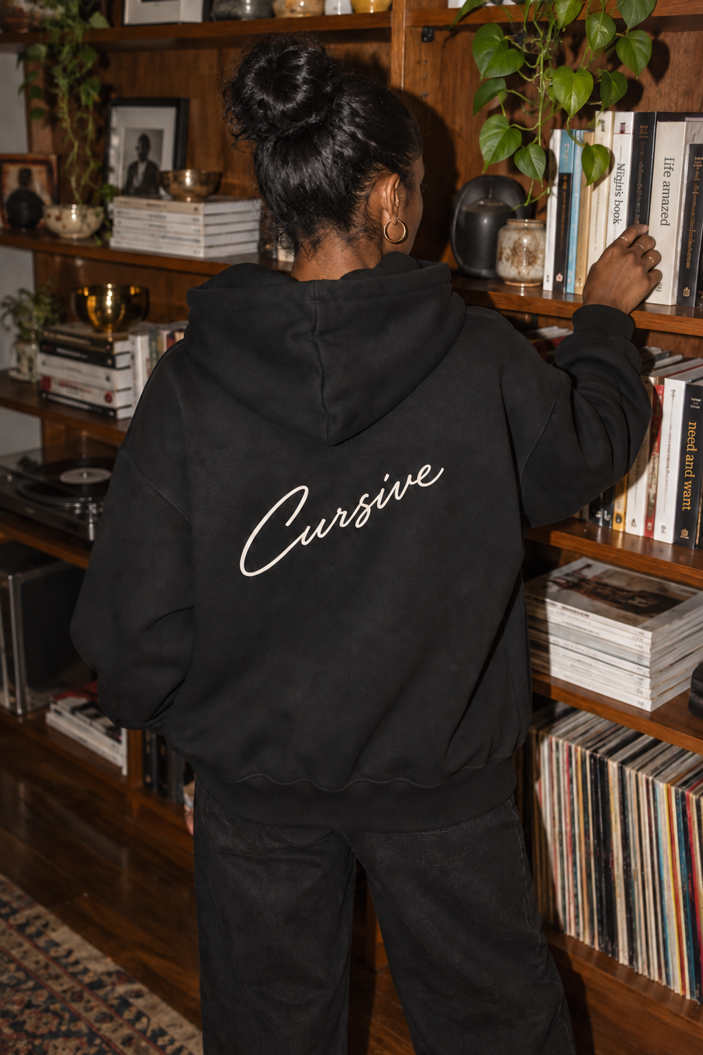 Cursive Hoodie