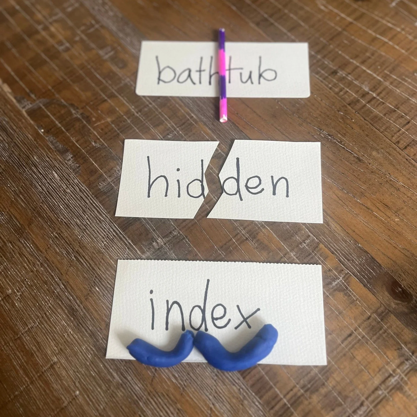 Unlock the magic of syllabication with tactile activities that make learning engaging and memorable. Here are some creative ideas we love at Galileo Growth:

1. Play-Doh Syllable Scoops: Mold and scoop out syllables with Play-Doh to see words break a